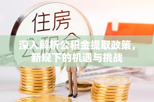 钦北深入解析公积金提取政策，新规下的机遇与挑战