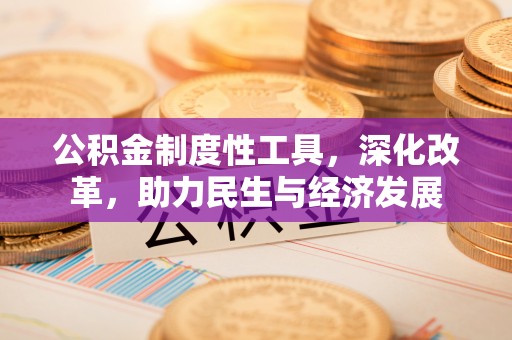 钦北公积金制度性工具，深化改革，助力民生与经济发展